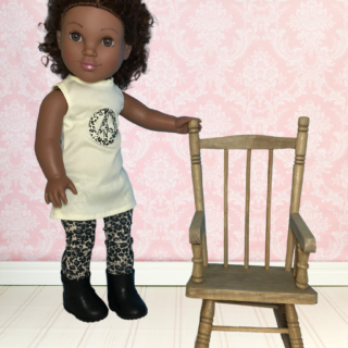 18 inch doll rocking chair